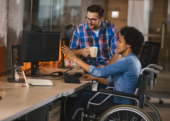 image of person in wheel chair